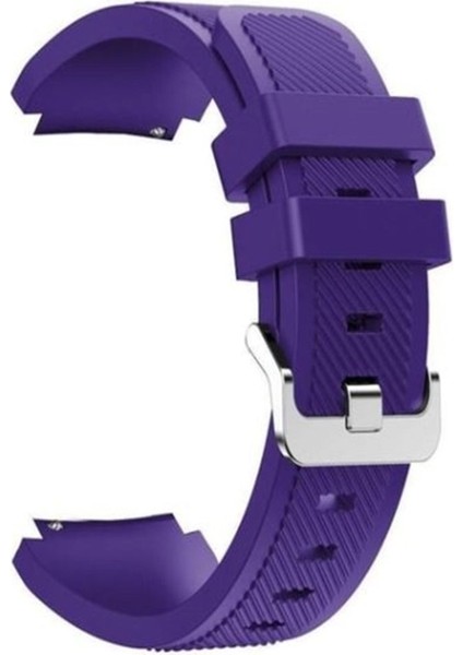 Tecno Watch 2 Kordon Kayış Çizgili Silikon 20 - czg