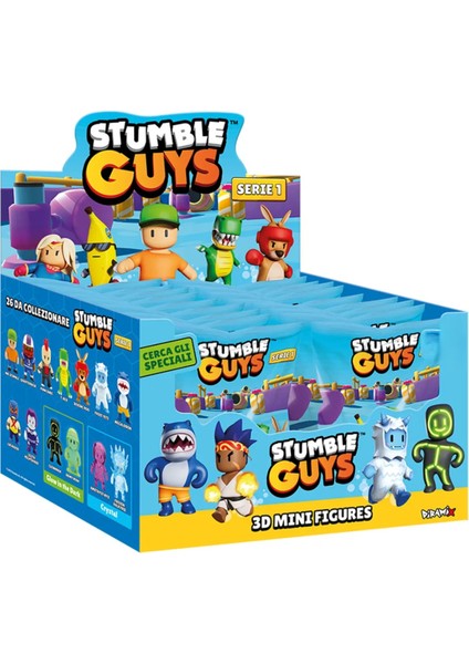 Stumble Guys 3D Mını Fıgur 5cm Tek Figür