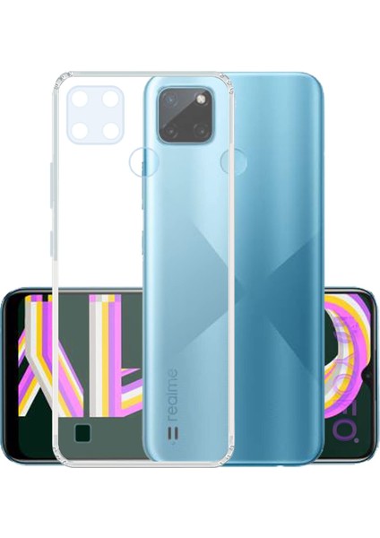 Realme C25S Kılıf Kamera Korumalı Süper Silikon