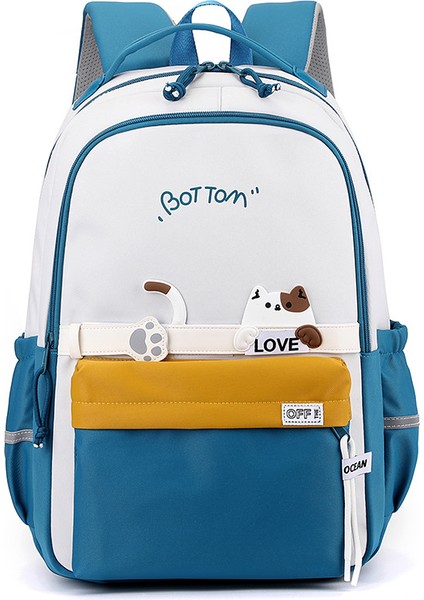 Ortaokul Öğrencilerinin Zıt Renkli Okul Çantaları, Büyük Kapasiteli, Yüksek Değerli Sırt Çantası (Yurt Dışından)