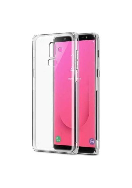 Samsung Galaxy J8 Kılıf Kamera Korumalı Süper Silikon