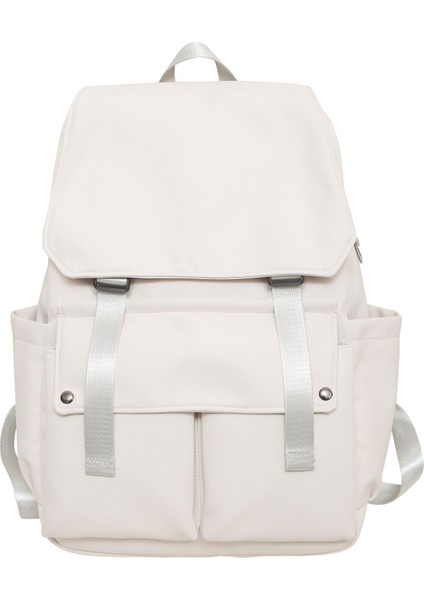 Basit Gündelik Sırt Çantası, Şık Üniversite Öğrenci Çantası, Büyük Kapasiteli Çift Seyahat Sırt Çantası (Yurt Dışından)