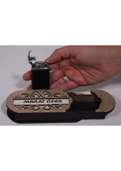 Çakmak Kişiye Özel Isim Yazılı ve Mdf Tasarım Kutulu NO:172 fiyatları