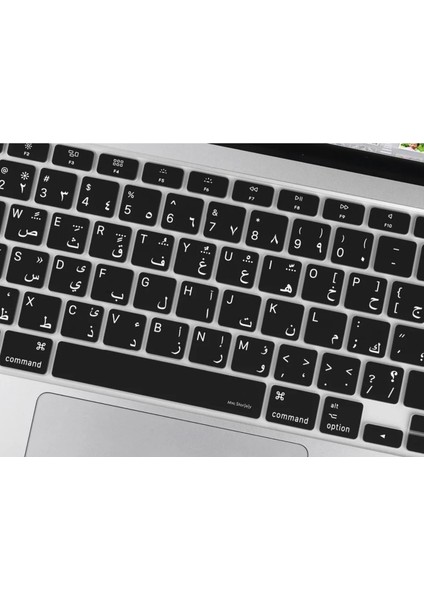 Mcstorey Arapça Klavye Koruyucu Macbook Air M1 13 Inç (Touchıd'li Air) A2337 A2179 Us Enter ile Uyumlu