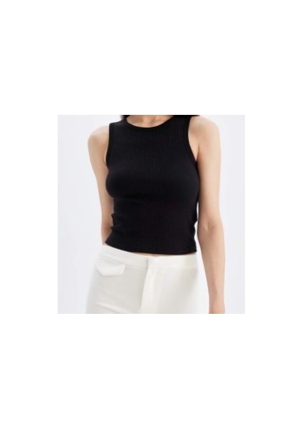 Kübra tekstil Oval Kesim Kadın Crop