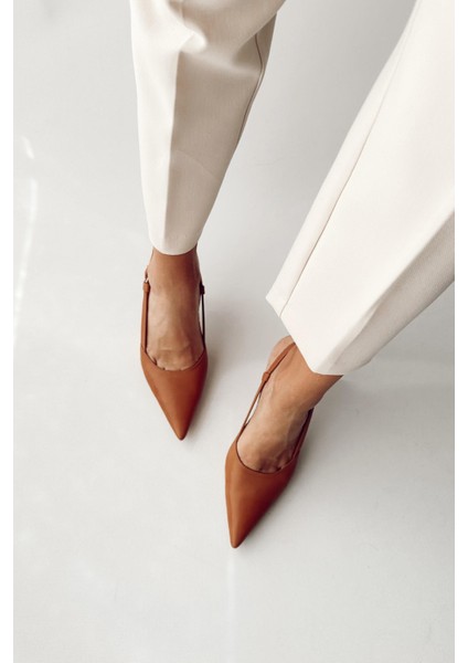 Camellia Taba Hakiki Deri Stiletto fiyatları