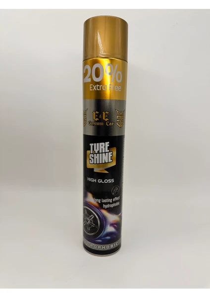 E&e Custom Car Tyre Shine High Gloss Lastik Parlatma Spreyi 750 ml