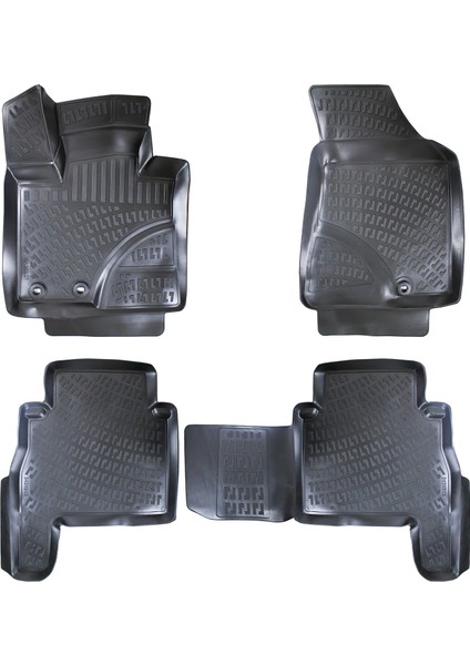 Rizline 3D Oto Paspas Siyah Renk Kia Sorento 2010 - 2015 ile Uyumlu