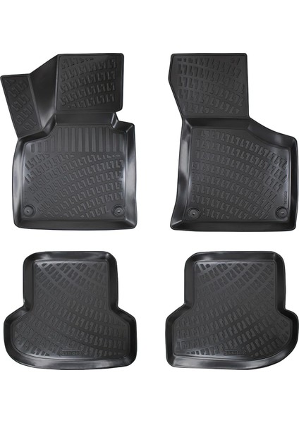 Rizline 3D Oto Paspas Siyah Renk Audi A3 2003 - 2013 ile Uyumlu