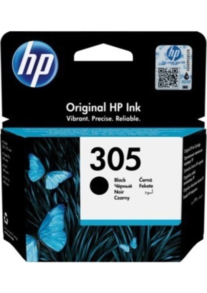 305 Siyah Mürekkep Kartuşu 120 Sayfa Kapasite İle Orijinal Hp Kalitesi