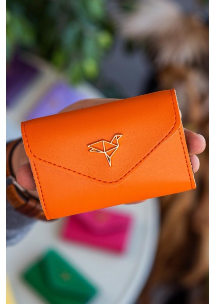 Lviv Vegan Deri Akordiyon Kartlık