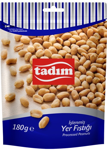 Yer Fıstığı Işlenmiş 180GR x 12 Adet