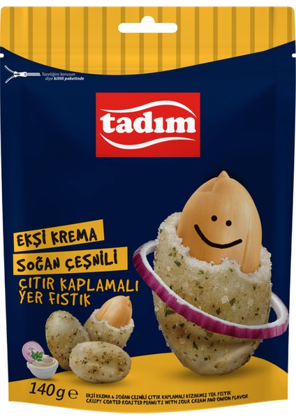 Yer Fıstığı Çıtır Kapl. Ekşi Soğ. 140 gr X12