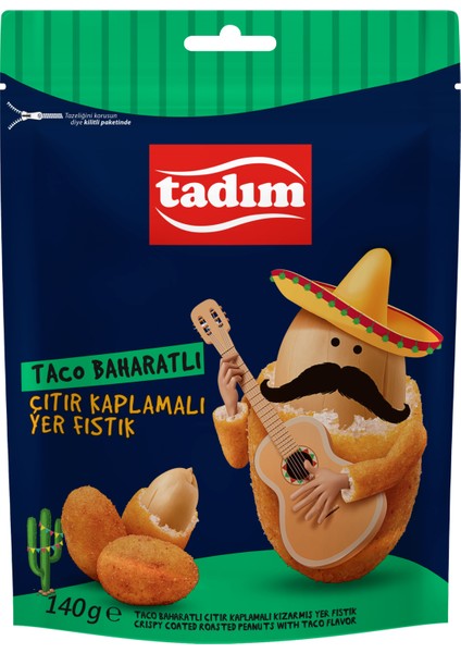 Yer Fıstığı Çıtır Kapl. Taco Baht. 140GR X12