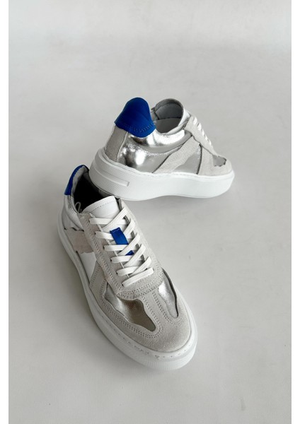 Strong Silver Deri Sneaker