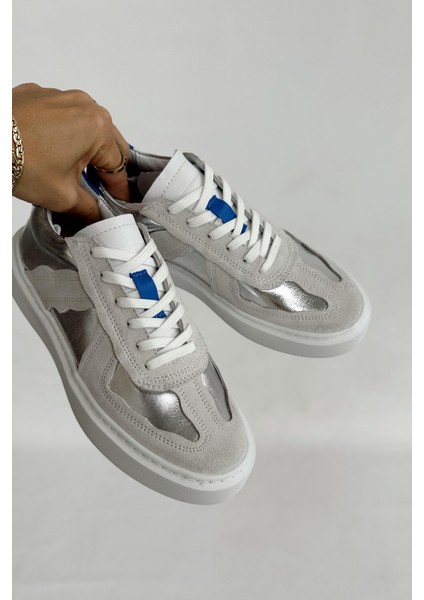 Strong Silver Deri Sneaker