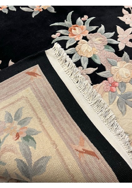 El Dokuma Kabartmalı Çin Halısıdır Ebat 306X214