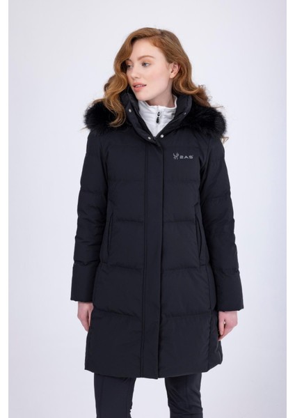 Ashley Women Down Parka Black 2ASADPWCNFW23-001