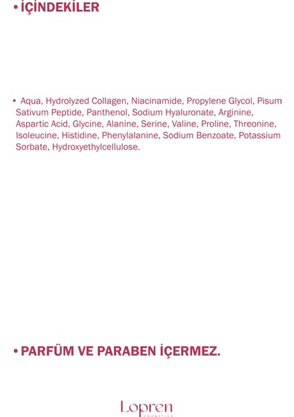 Hyalüronik Asit ve Kolajen Yaşlanma Karşıtı Serumu 30 ml