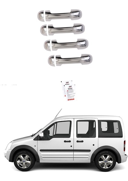 Ford Tourneo Connect Kapı Kolu 2002-2014 P.çelik 4 Prç.