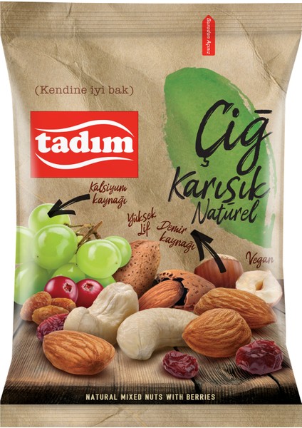 Karışık Kuruyemiş Naturel 45GR x 22 Adet