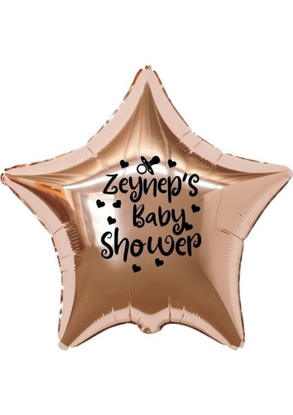 Baby Shower Temalı 18 Inç Emzik Figürlü Folyo Balon