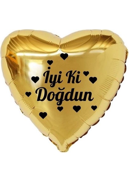 İyi Ki Doğdun Yazılı 18 Inç Folyo Balon
