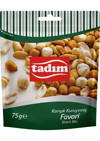 Karışık Kuruyemiş Favori 75GR x 12 Adet