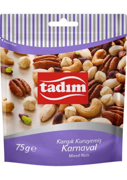 Karışık Kuruyemiş Karnaval 75GR x 12 Adet