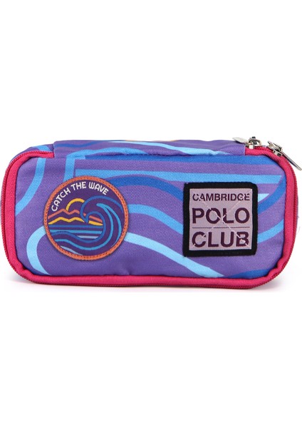 Cambridge Polo Club Wave Tek Bölmeli Unisex Çocuk Kalem Çantası