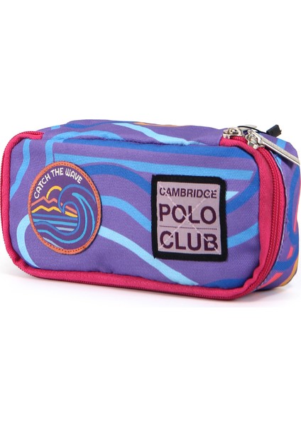 Cambridge Polo Club Wave Tek Bölmeli Unisex Çocuk Kalem Çantası