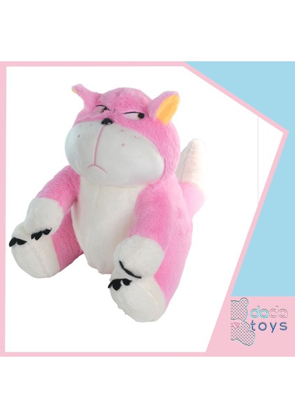 Kizgin Kedi Sabriye Peluş Uyku Arkadaşi 40 cm Pembe 13