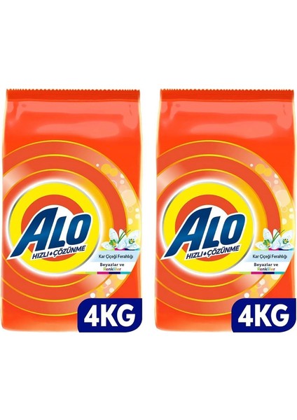 Matik Kar Çiceği 4 kg Beyazlar ve Renkliler x 2 Adet