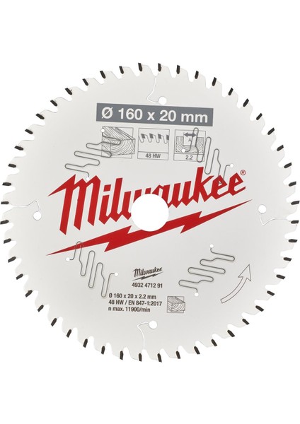 Sunta Kesme Testeresi 160X20MM 48 Diş T4932471291