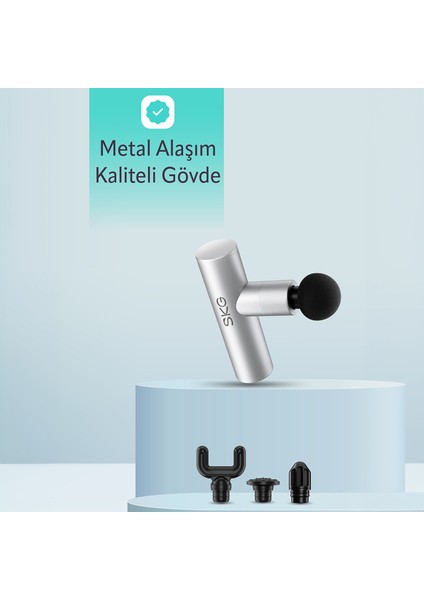 F3 Lite Taşınabilir Akıllı Masaj Robotu-Tabancası 4 Darbe Yoğunluğu