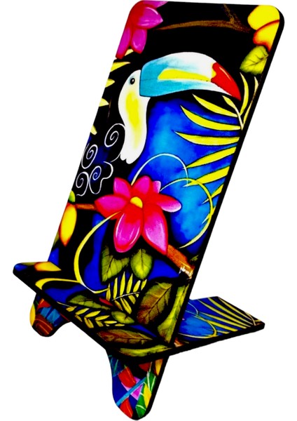 Masa Üstü Telefon Tablet Standı Tukan Kuşu Baskılı fiyatları