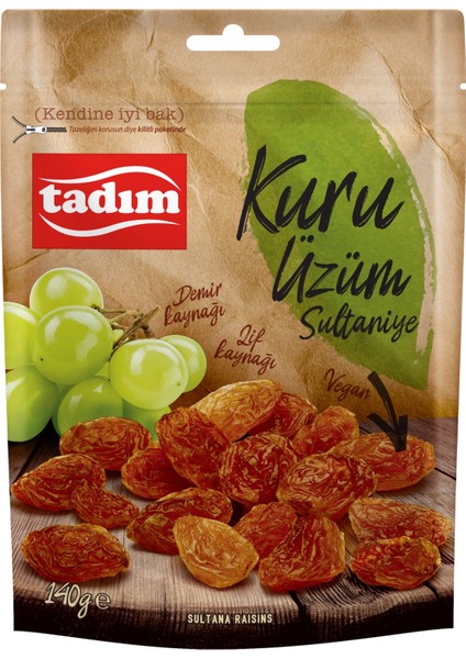 Kuru Üzüm Sultaniye 140GR x 12 Adet