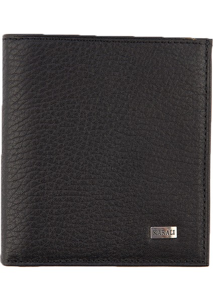 Deri Erkek Cüzdan Siyah-Bordo C166-15