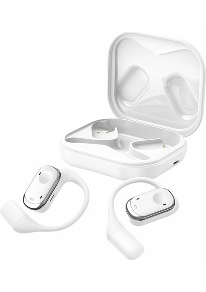 Y30 Enc Gürültü Önleyici Kancalı Kulaklık Düşük Gecikme Ows Bluetooth Kulaklık - Beyaz (Yurt Dışından)