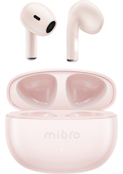 Mıbro Kulakiçi 4 Tws Bluetooth 5.3 Kulaklık Su Geçirmez Stereo Müzik Kablosuz Kulaklık - Pembe (Yurt Dışından)