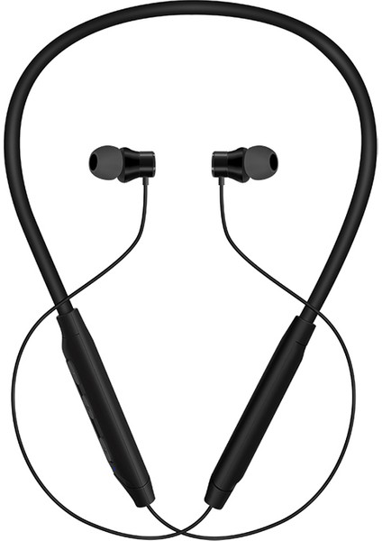 D-769 Boyuna Monte Bluetooth Kulaklık Stereo Spor Kulaklık Manyetik Kulaklık - Siyah (Yurt Dışından)