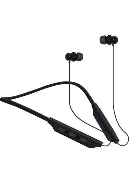 D-769 Boyuna Monte Bluetooth Kulaklık Stereo Spor Kulaklık Manyetik Kulaklık - Siyah (Yurt Dışından)