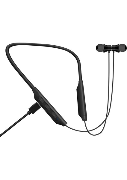 D-769 Boyuna Monte Bluetooth Kulaklık Stereo Spor Kulaklık Manyetik Kulaklık - Siyah (Yurt Dışından)