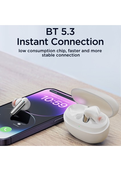 Jr-Bb1 Kulak Içi Bluetooth Kulaklık Subwoofer Kablosuz Kulaklık Ipx4 Su Geçirmez Kulaklıklar - Beyaz (Yurt Dışından) fırsatları