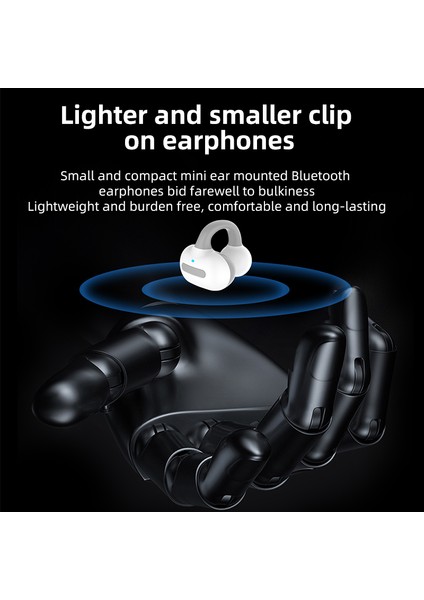 Tws-S8 Kablosuz Bluetooth 5.3 Kulaklık Tere Dayanıklı Klipsli Spor Kulaklık - Beyaz+Pembe (Yurt Dışından) fırsatları