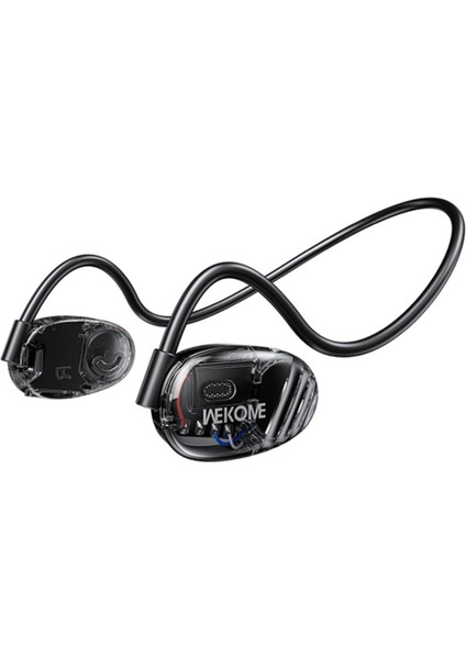 Wekome VC03 Hava Iletken Spor Bluetooth Kulaklık Ağrısız Hafif Kulaklık - Siyah (Yurt Dışından)