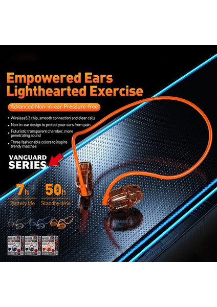 Wekome VC03 Hava Iletken Spor Bluetooth Kulaklık Ağrısız Hafif Kulaklık - Siyah (Yurt Dışından) fiyatları