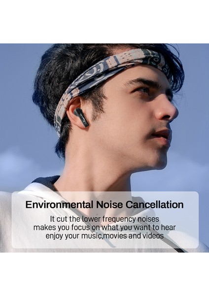 P60 Pro Kablosuz Bluetooth Kulaklık Enc Gürültü Azaltma Kulaklıkları Düşük Gecikme Süreli Oyun Kulaklığı - Turuncu (Yurt Dışından) fiyatları