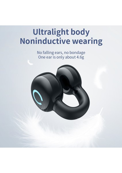 YX09 Klipsli Tek Kulaklı Bluetooth Kulaklık Stereo Iş Tarzı Kablosuz Kulaklık - Ten Rengi (Yurt Dışından) modelleri