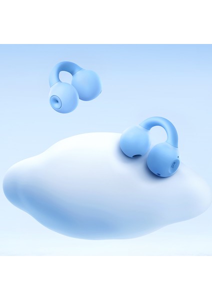 Remax Cozybuds W15 Açık Kulak Kulaklık Bluetooth Kablosuz Kulaklık Spor Koşu Klipsli Kulaklık - Bej (Yurt Dışından)